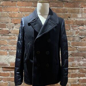 Moncler Hybrid Wool Body / Down-Quilted Sleeve Jacket